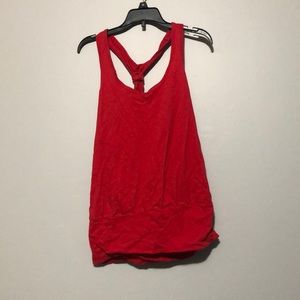 Red tank top